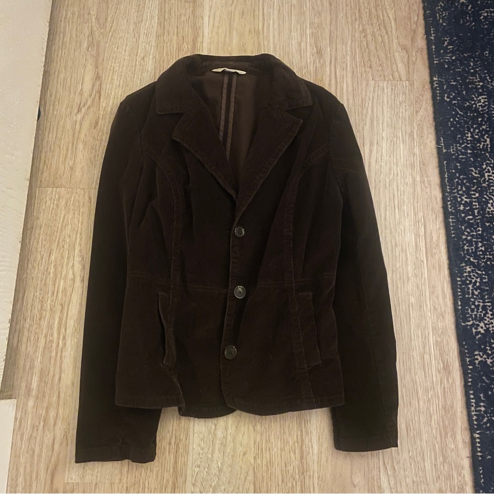 St. John's Bay Dark Brown Blazer - Picture 2 of 2
